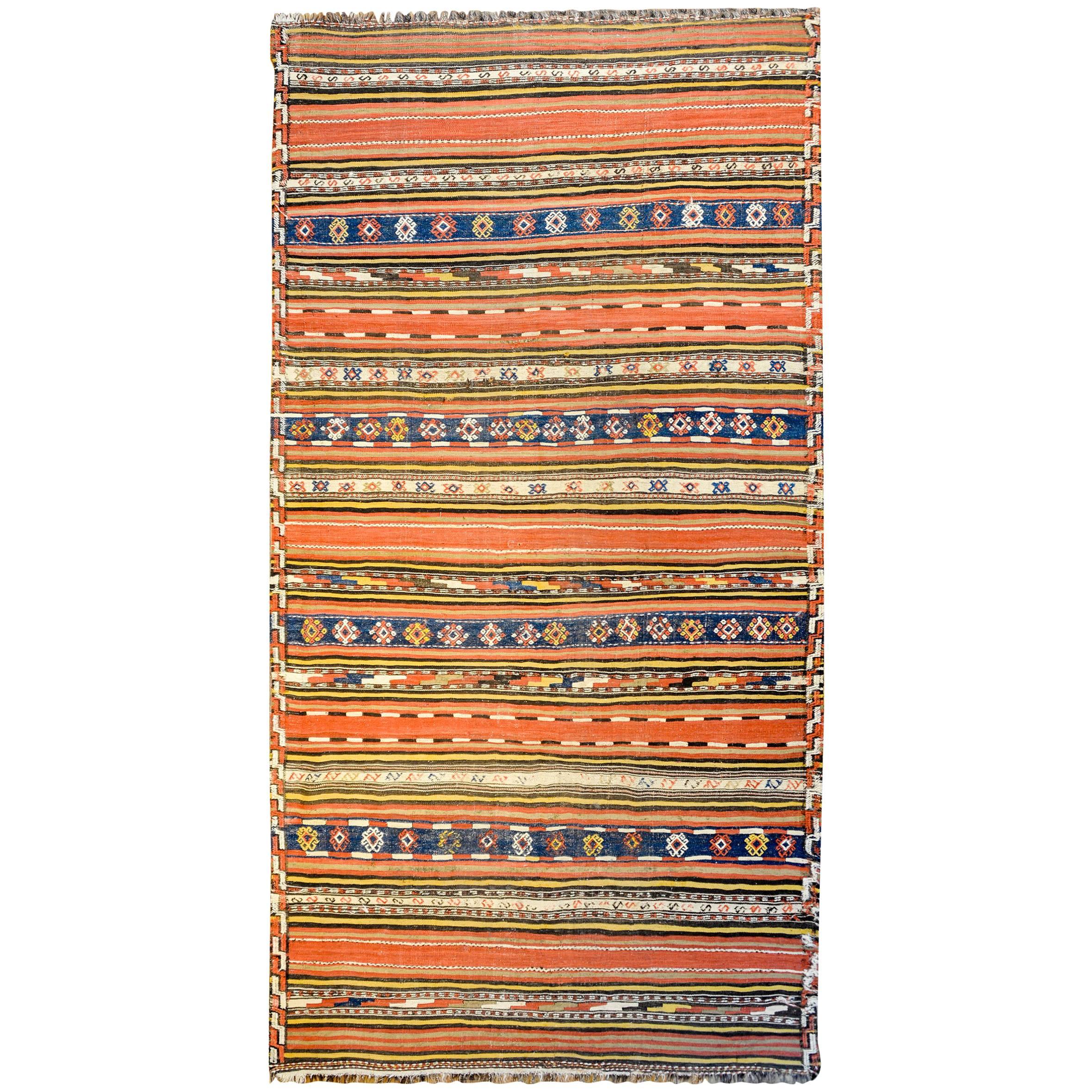 Magnifique tapis Shahsevan du début du XXe siècle