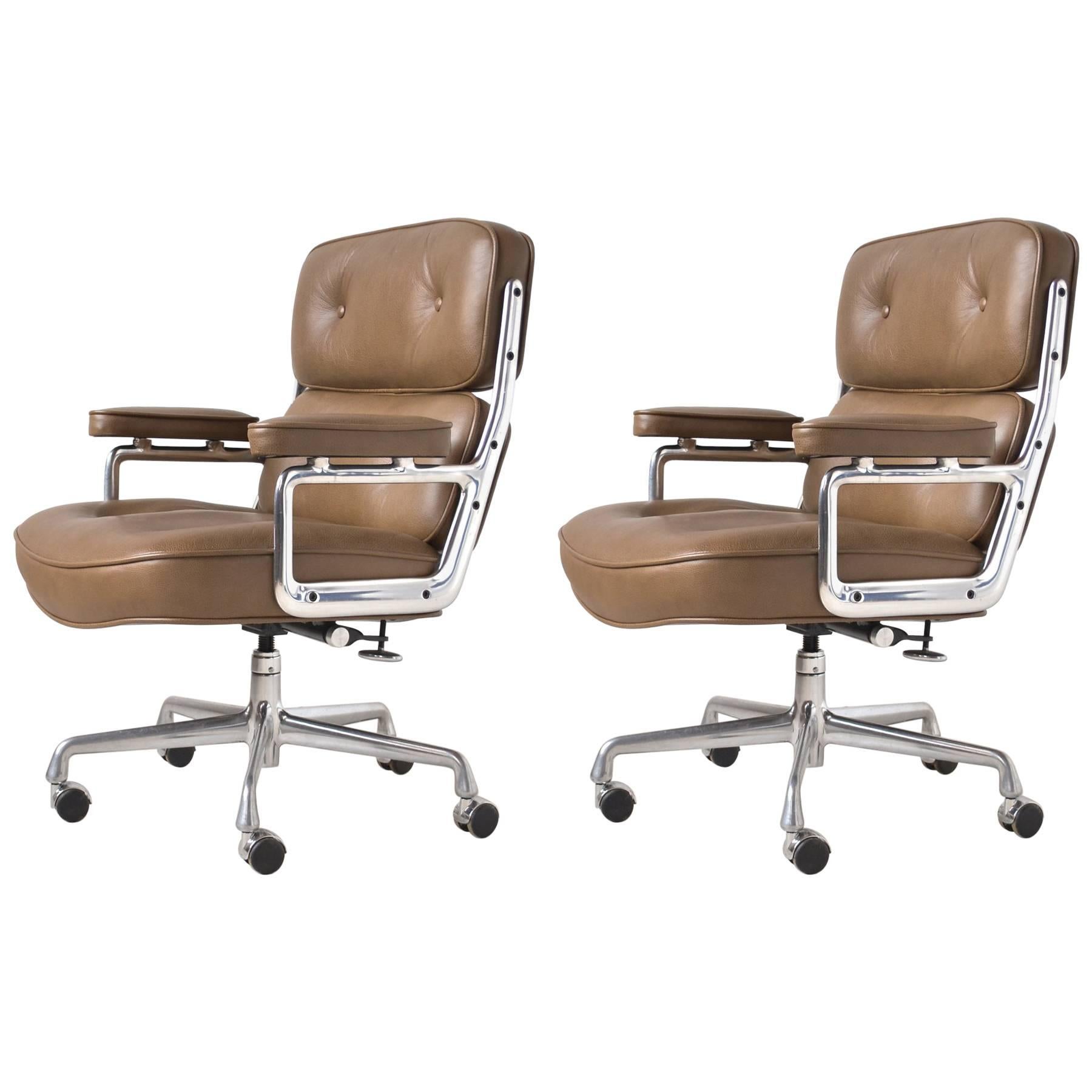 Charles and Ray Eames Pair of Time-Life Chairs by Herman Miller