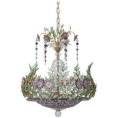 Rare Lobmeyr Chandelier by Oswald Haerdtl, Austria, 1950s