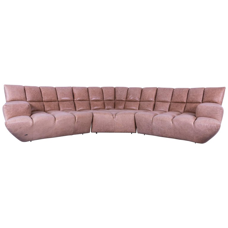 Bretz Cloud 7 Designer Cornersofa Brown Anilin Leather Couch At 1stdibs