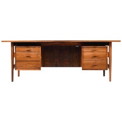 Fine Arne Vodder Rosewood Desk for Sibast Furniture, Denmark, 1960s