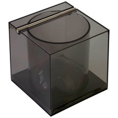 Vintage Studio Opi Toned Acrylic Ice Bucket or Holder for Cini & Nils, Milan, 1970s