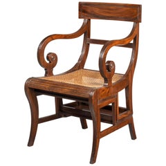 Regency Period Metamorphic Library Chair