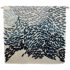Murmuration - wall hanging by British textile artist and designer Anna Gravelle