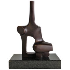 Modernist Abstract Bronze Sculpture by Paul Varga