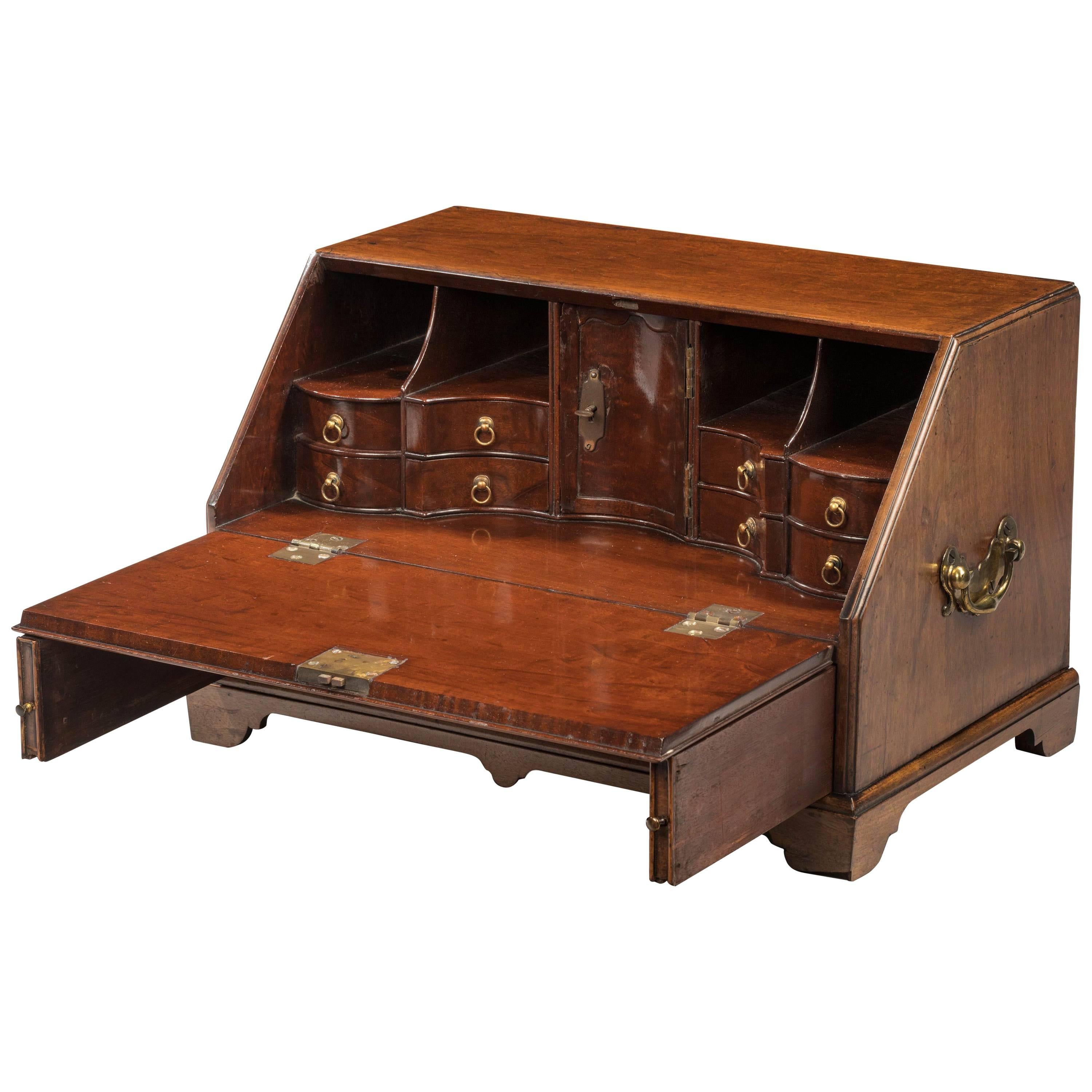 Rare George III Period Mahogany Table Bureau