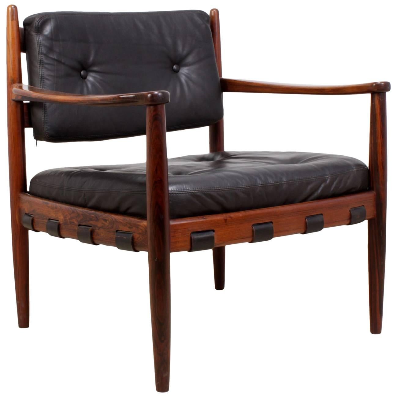 Rosewood Cadett Lounge Chair by Eric Merthen, circa 1960