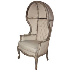 Vintage 19th Century French Canopy Chair