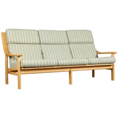 High Back Teak Sofa by Johannes Andersen for CFC Silkeborg