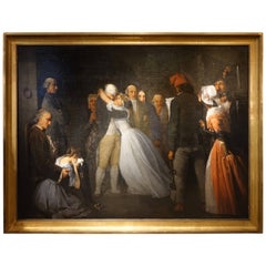 The Farewells of Louis XVI to Marie Antoinette Signed Lucien de Latouche, France