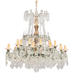 Monumental Italian Crystal Chandelier