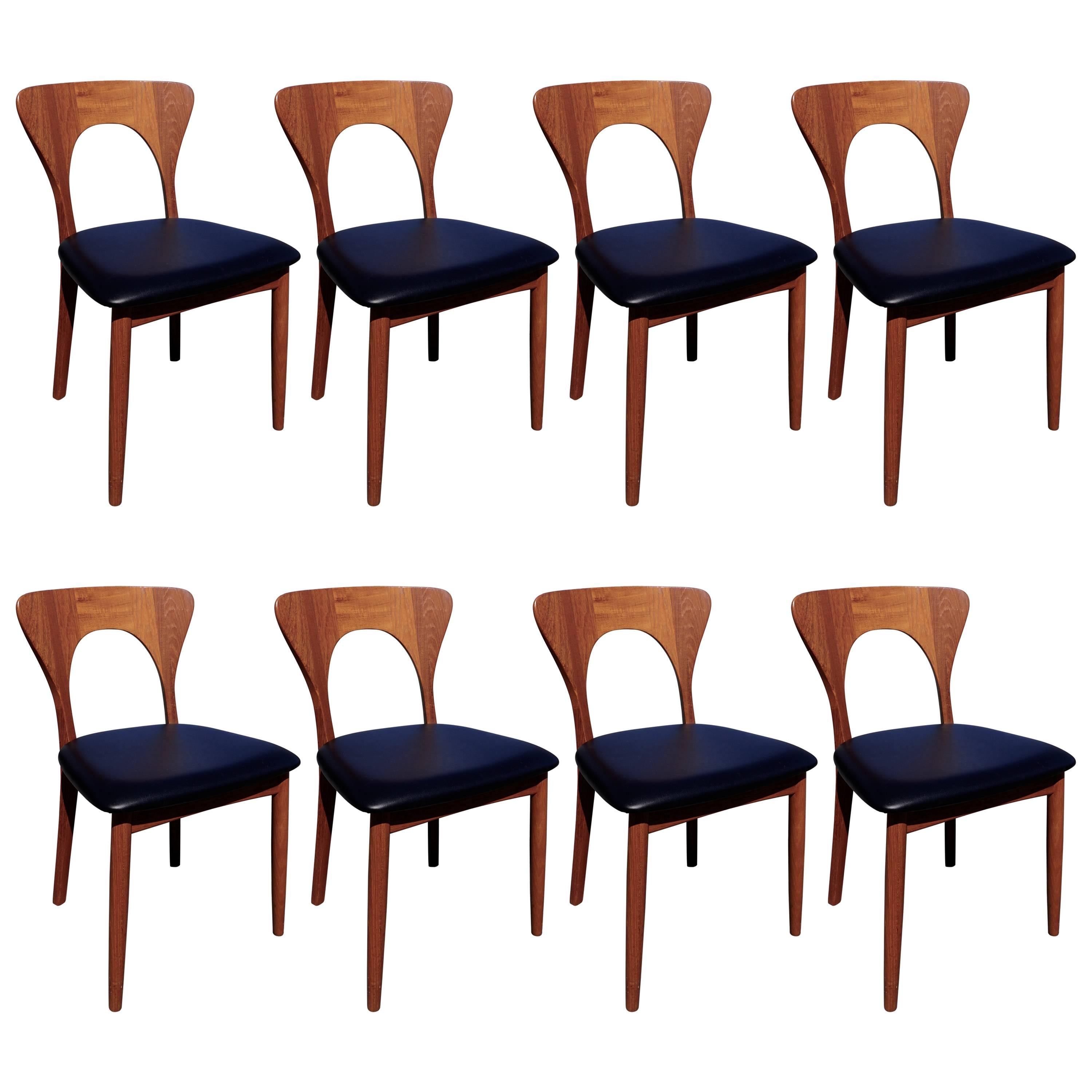 Neils Koefoed Set of Eight "Peter" Chairs