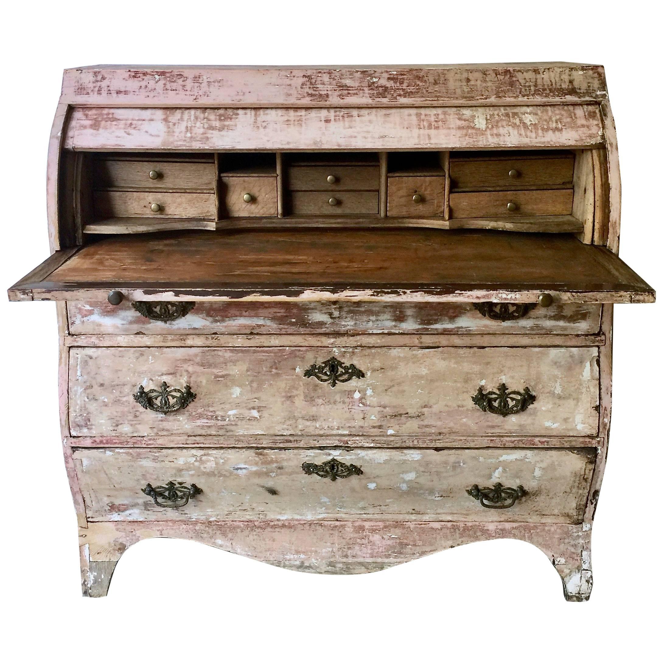 18th Century Dutch Cylinder Bureau/Secretaire