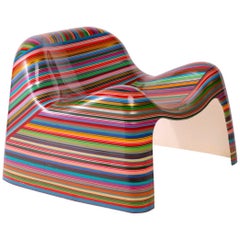 Mauro Oliveira 'Hard Candy' Pin Striped Lounge Chair