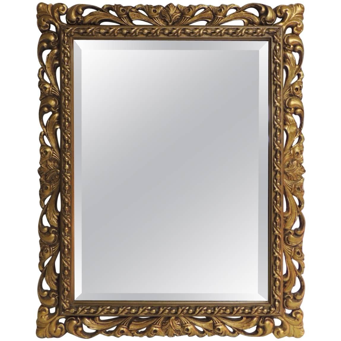 CLOSE OUT SALE: Antique Gilded Wood Frame Wall Mirror