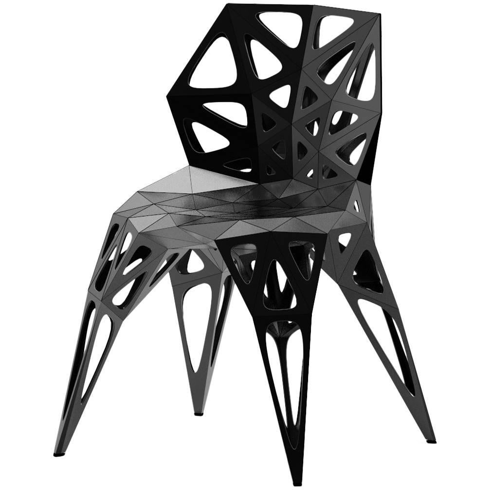 Endless Form Chair by Zhoujie Zhang 'MC007-F-Black' Matte Black For Sale