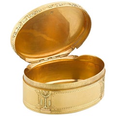 18th Century Louis XVI Gold Snuff Box
