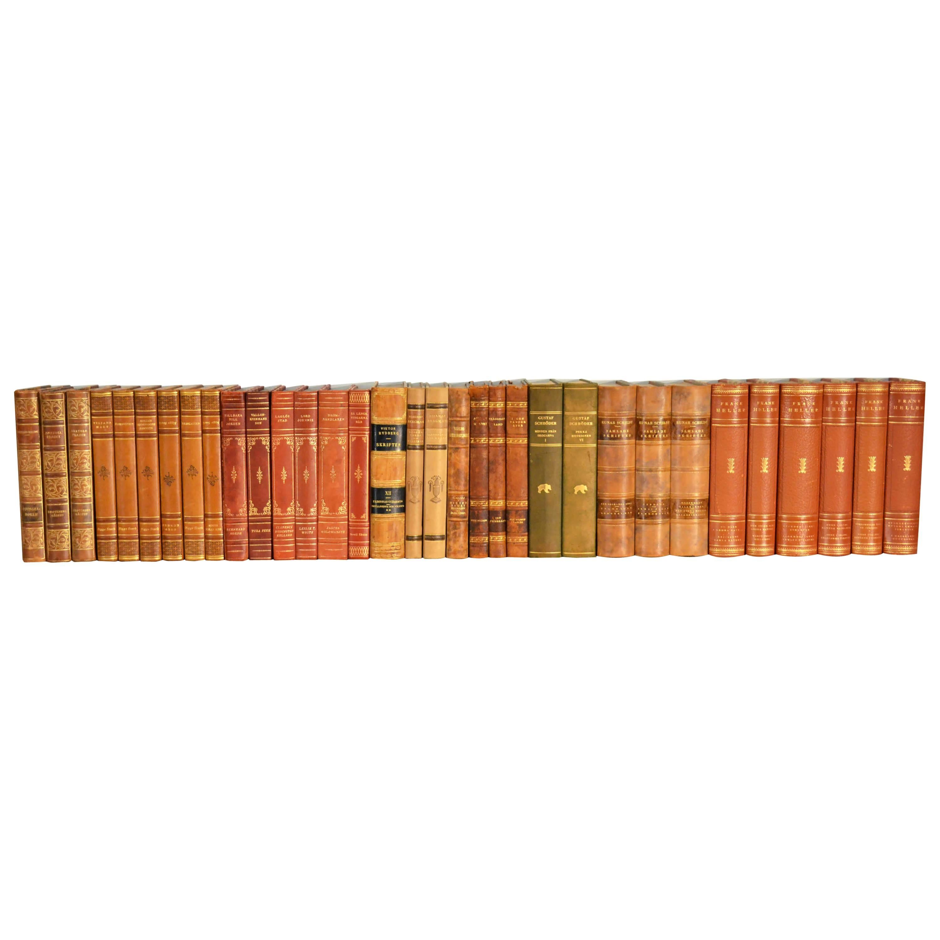 Collection of Leather Bound Books, Series 104