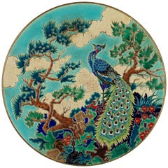 French Art Deco Longwy Ceramic Charger