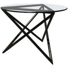 Modern Abstract Bronze Side Table from Steve Chase Estate