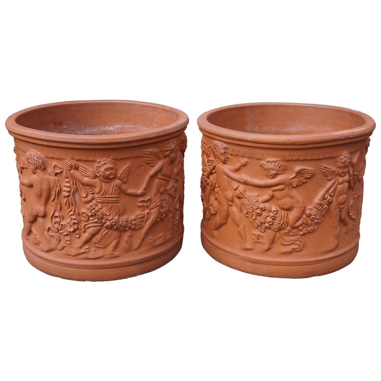 Terracotta Planter or Urn by Bitossi at 1stDibs