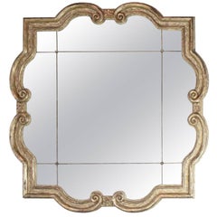 Large Formations Antiqued Quatrefoil Mirror