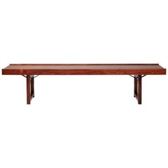Torbjorn Afdal Rosewood Krobo Bench, circa 1960