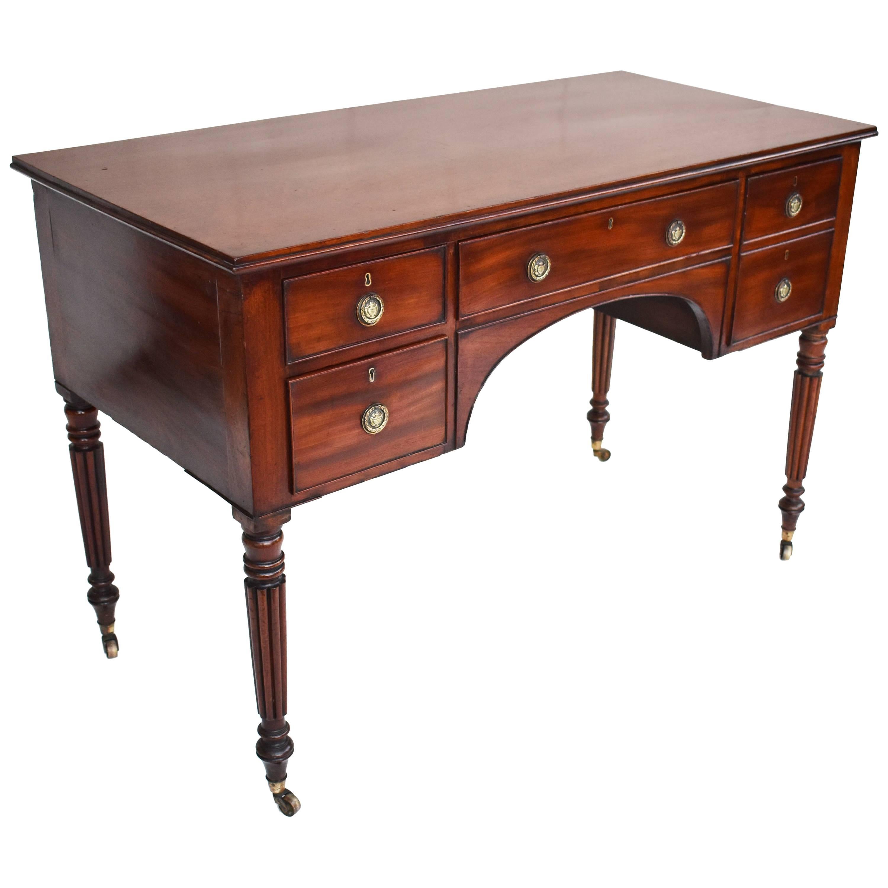 19th Century Regency Mahogany Writing Table