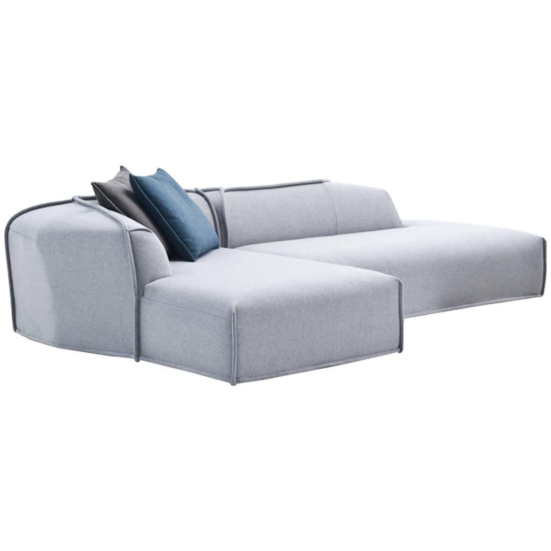 M.A.S.S.A.S Modular Sofa by Patricia Urquiola for Moroso in Fabric For Sale