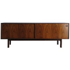 Antique 1960s Gunni Omann Scandinavian Rosewood Sideboard for Omann Jun Møbelfabrik