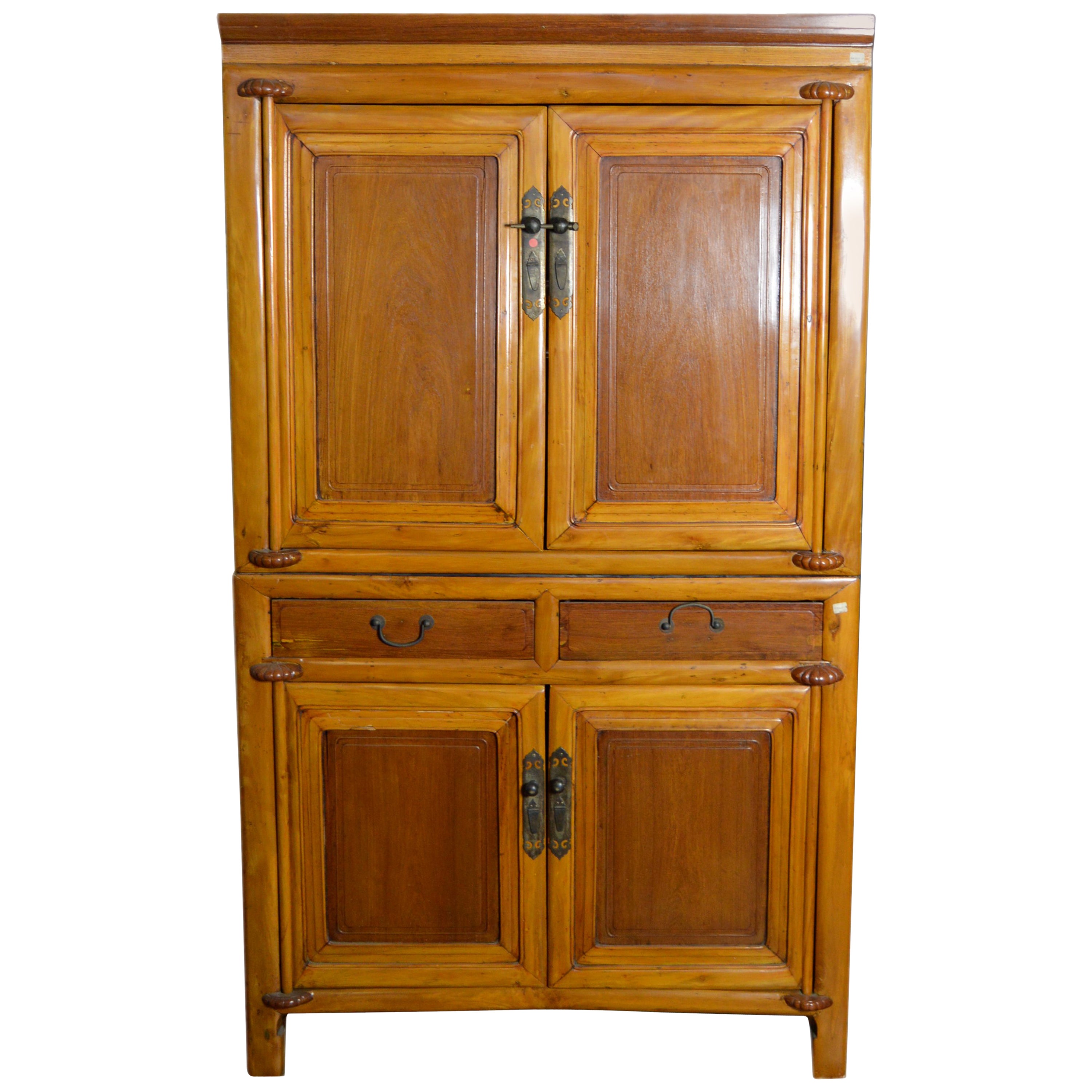 Vintage Chinese Tall Lacquered Cabinet With Four Doors And Drawers Vintage Chinese Tall Lacquered Cabinet With Four Doors And Drawers Circa 1960 For At 1stdibs