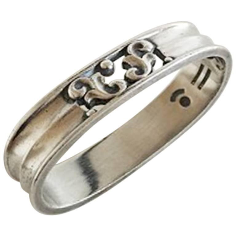 12 Jensen Silver Napkin Rings at 1stDibs