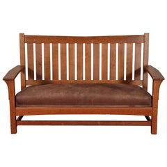 Arts & Crafts L & JG Stickley Settee