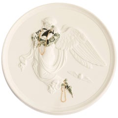 Untitled #5 from 'Los Infortunios de la Virtud' Series, Antique French Medallion