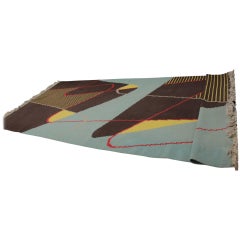 Vintage Extraordinary Huge Design Geometric Carpet / Rug
