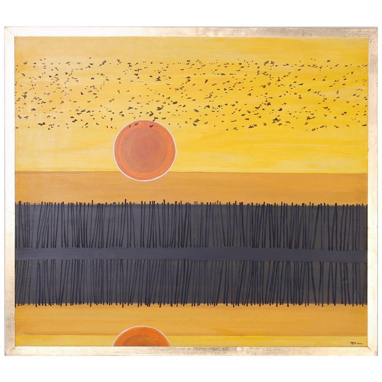 Original Important 1980s Patrick Nagel Iconic Acrylic on Board Painting