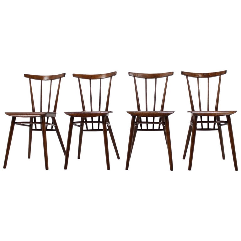 Set of Four Dining Chairs at 1stdibs