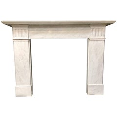 Substantial Antique, 19th Century Victorian Marble Fireplace Surround