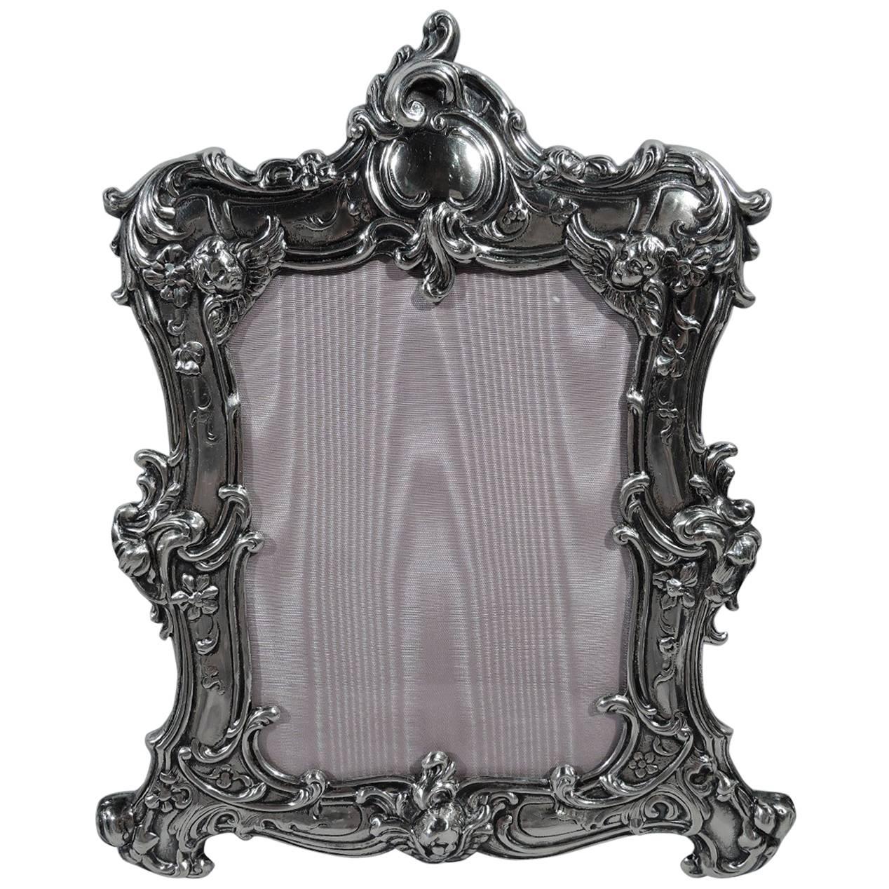 Fancy Rococo Sterling Silver Picture Frame by Gorham