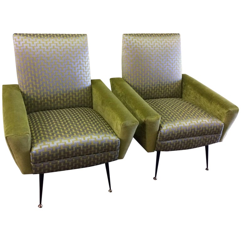 Stylish Midcentury Italian Chairs by Gianfranco Frattini For Sale at
