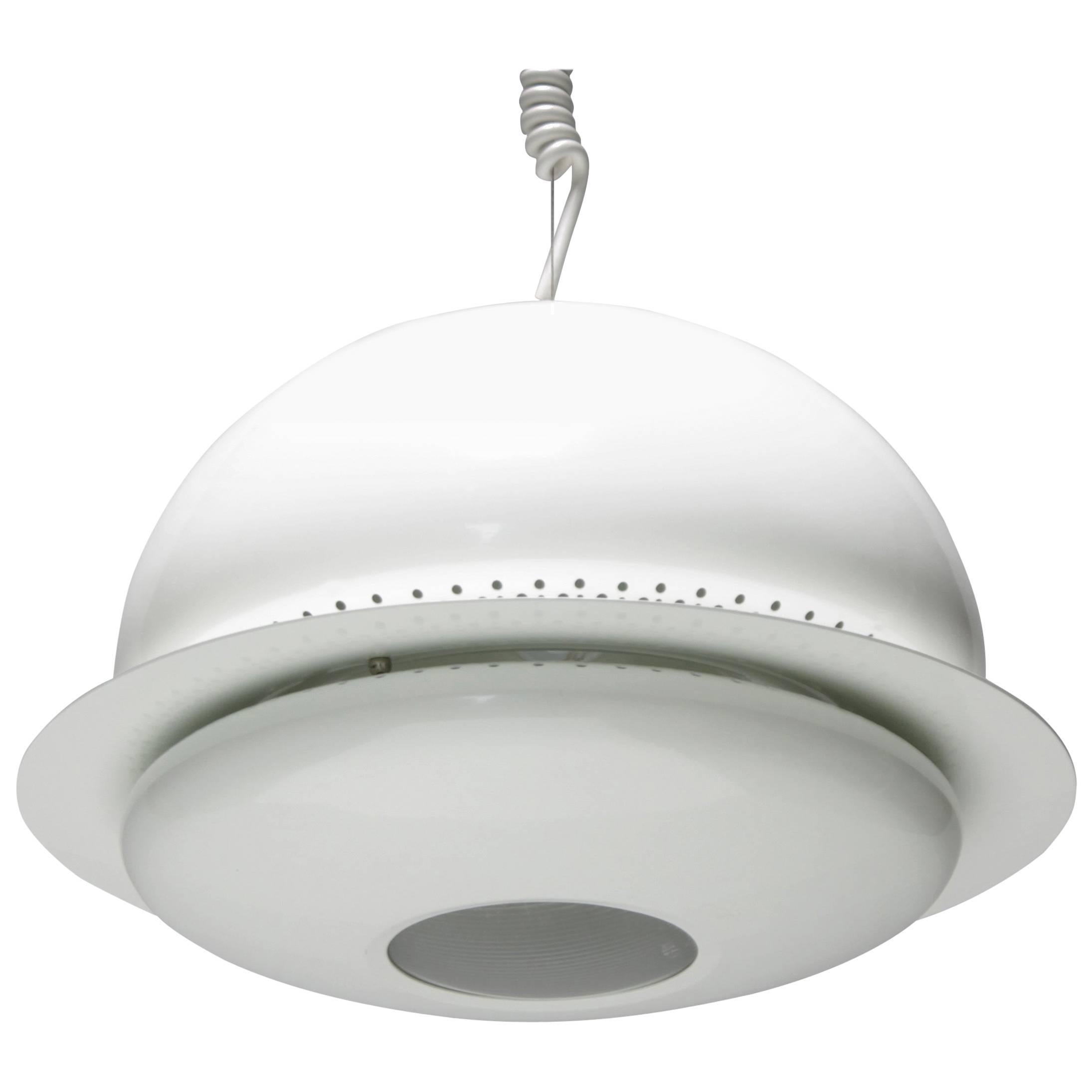 White Nictea Pendant by Afra and Tobia Scarpa For Sale