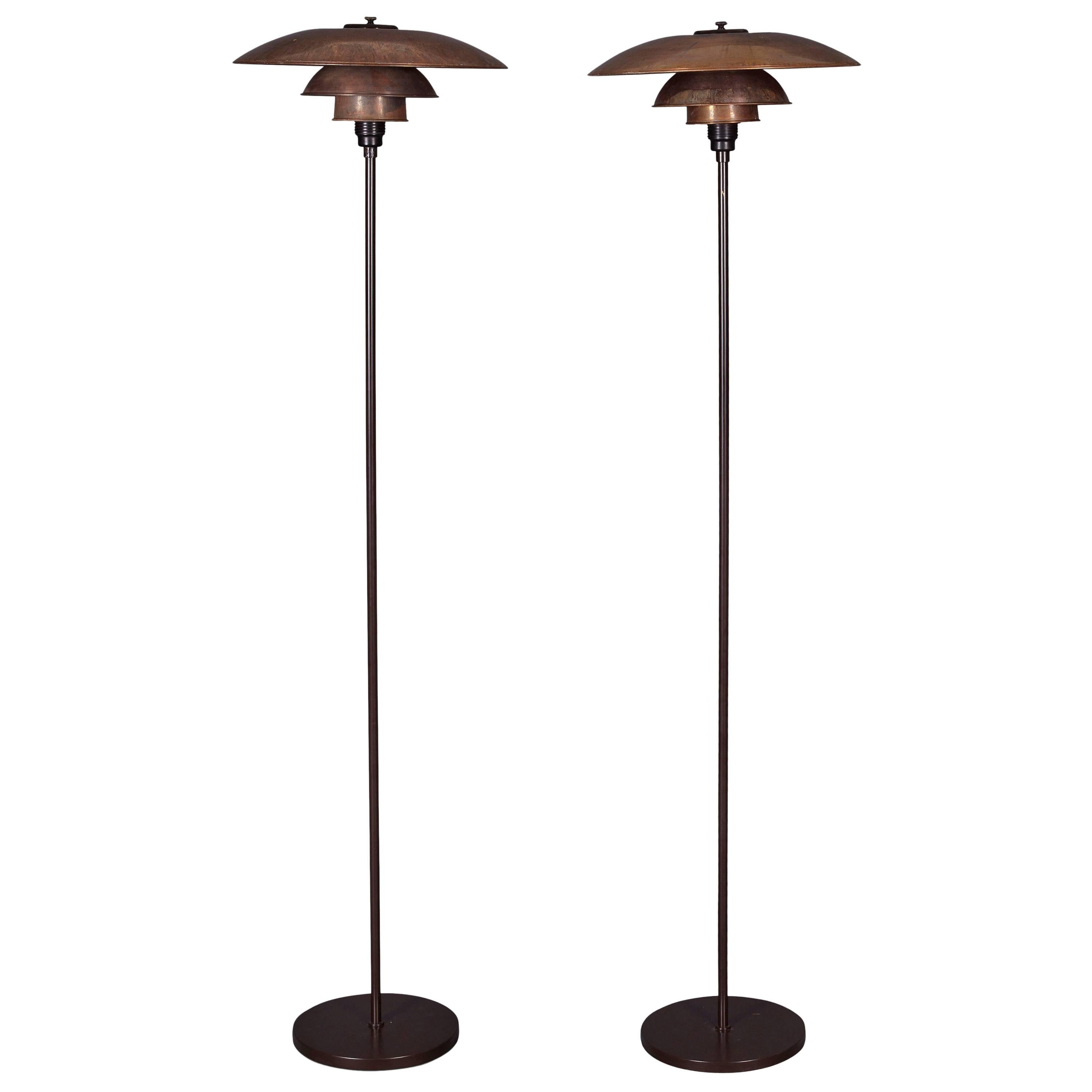 PH 4/3 Floor Lamps by Poul Henningsen For Sale