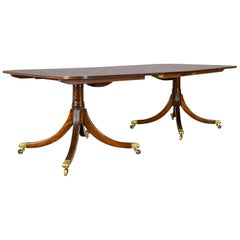 Six to Eight Seat, Extending Dining Table in Regency Taste, Mahogany