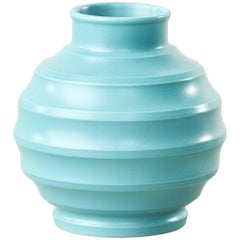 Antique Turquoise Vase by Keith Murray