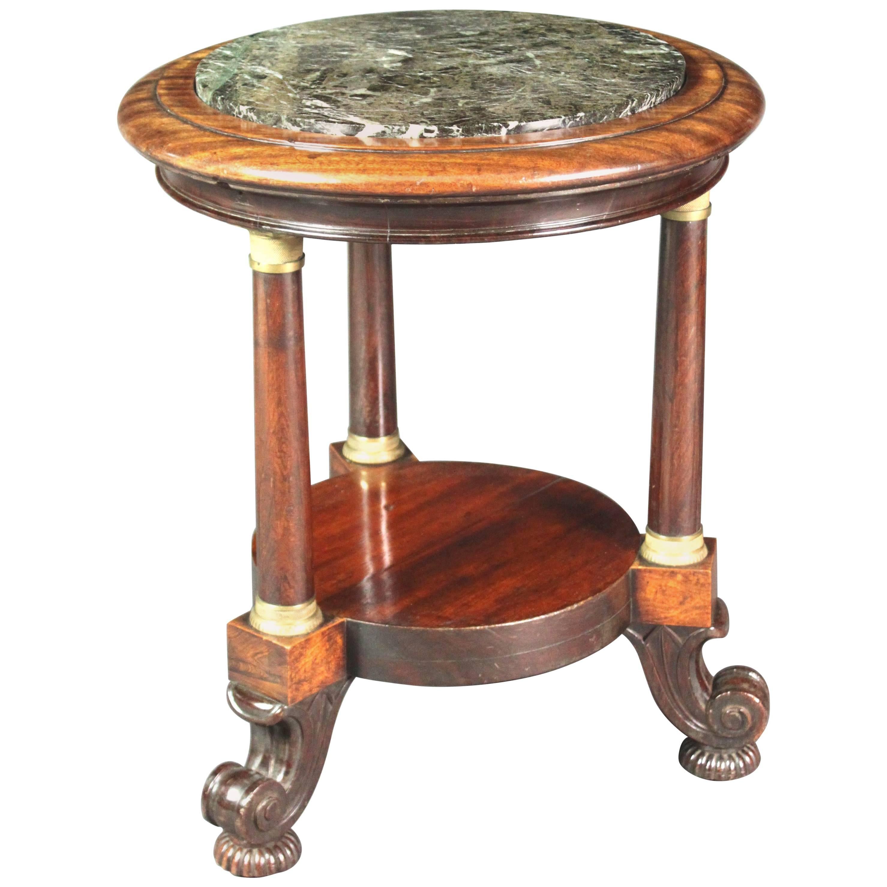 Regency Mahogany Stand For Sale