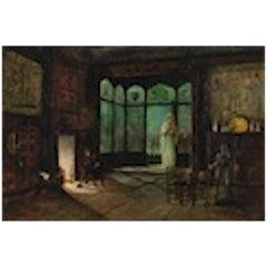 John Atkinson Grimshaw, a Scene from Act II, Jane Shore