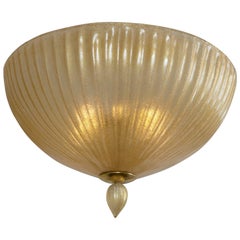 Gigantesque plafonnier soufflé de Murano