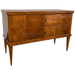 Antique Sleek and Large Biedermeier Chest of Drawers