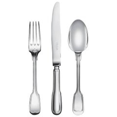 Christofle Besteck "Chinon" Versilbert 103 Teile