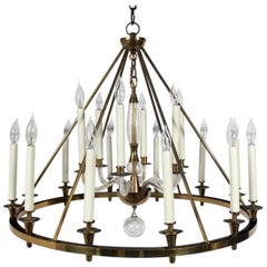 Elegant Brass Chandelier